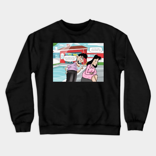 The Art Neng Design Crewneck Sweatshirt by neng